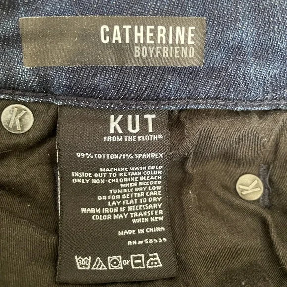 KUT from the Kloth Boyfriend Jeans Size 2 - Picture 7 of 10